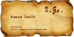 Kasza Zsolt névjegykártya